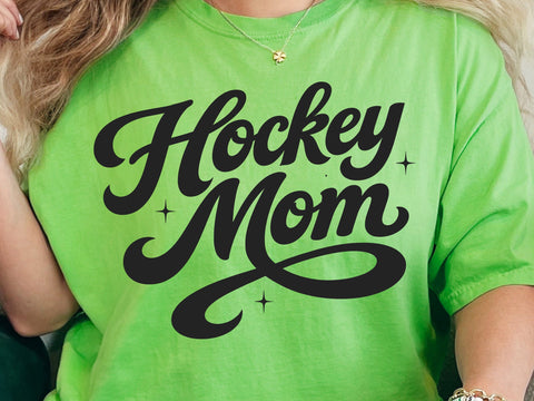 Hockey Mom Shirt SVG Template, Cricut, Silhouette SVG DesignDestine 