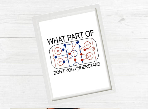 Hockey Player Quote Design Bundle SVG SVG LCA Digital 