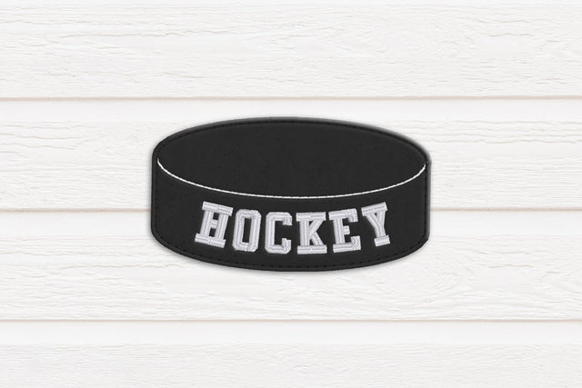 Hockey Puck ITH Feltie Embroidery Embroidery/Applique DESIGNS Designed by Geeks 