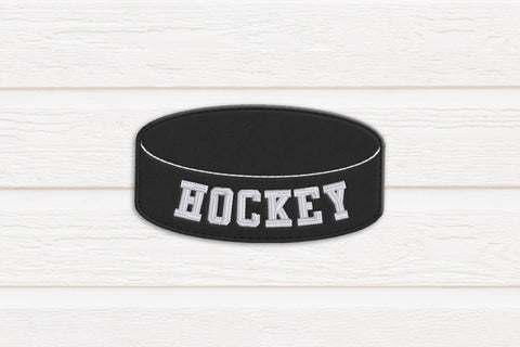 Hockey Puck ITH Feltie Embroidery Embroidery/Applique DESIGNS Designed by Geeks 