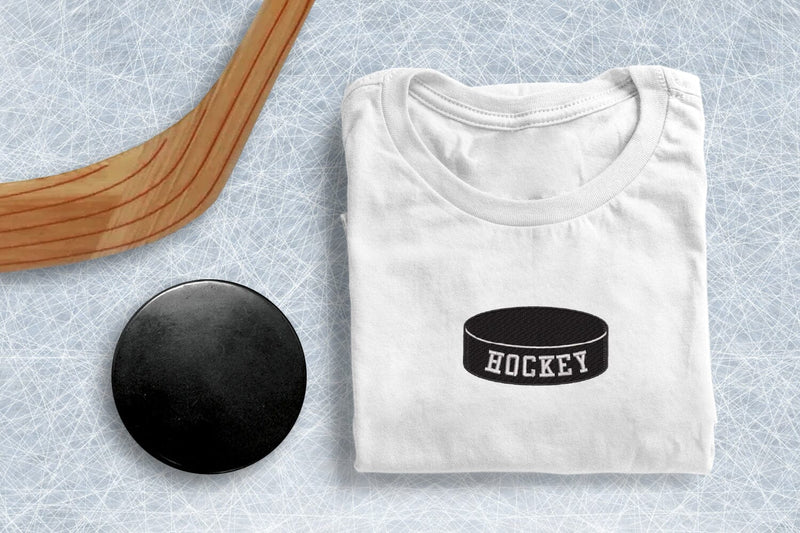 Hockey Puck Mini Embroidery Embroidery/Applique DESIGNS Designed by Geeks 