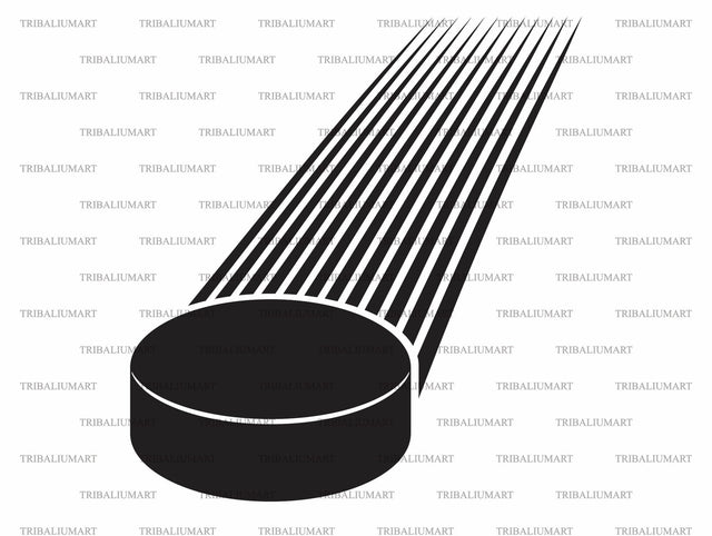 Hockey Puck SVG TribaliumArtSF 