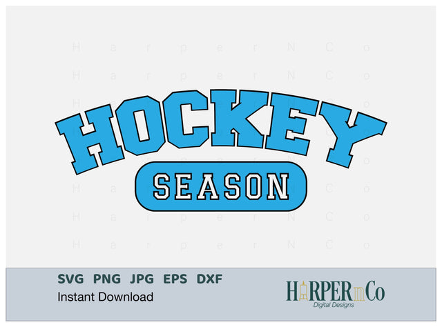 Hockey Season Laser SVG EPS Cut File SVG HarperNCo 