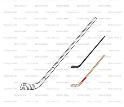 Hockey Stick SVG TribaliumArtSF 