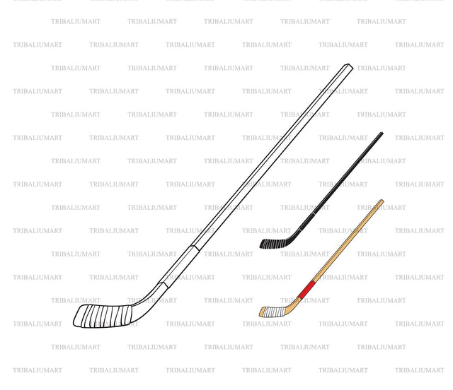 Hockey Stick SVG TribaliumArtSF 