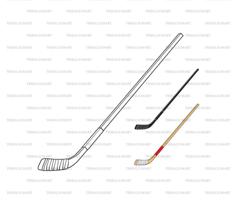 Hockey Stick SVG TribaliumArtSF 