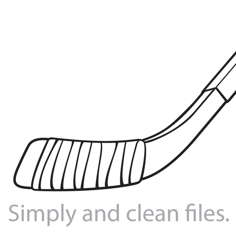 Hockey Stick SVG TribaliumArtSF 