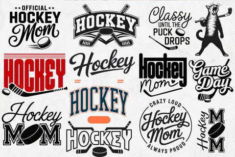 Hockey Team SVG Bundle, Logo Templates for Cricut, Silhouette SVG DesignDestine 