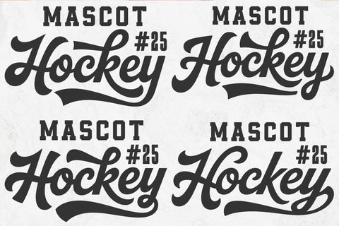 Hockey Team SVG Template, Mascot File, Hockey Mom Svg, Hockey Dad Svg SVG DesignDestine 