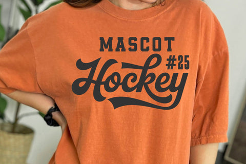 Hockey Team SVG Template, Mascot File, Hockey Mom Svg, Hockey Dad Svg SVG DesignDestine 