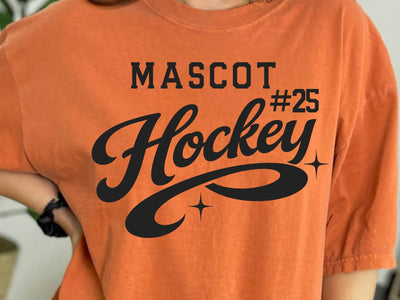 Hockey Team SVG Template, Mascot Svg File SVG DesignDestine 