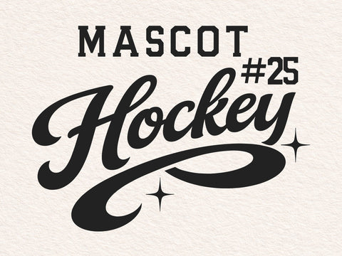 Hockey Team SVG Template, Mascot Svg File SVG DesignDestine 
