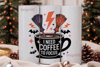 Hocus Pocus Coffee Tumbler Wrap Sublimation DesignSVG 