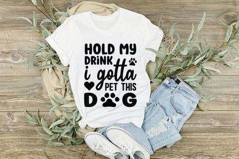 Hold my drink i gotta pet this-01 SVG Angelina750 