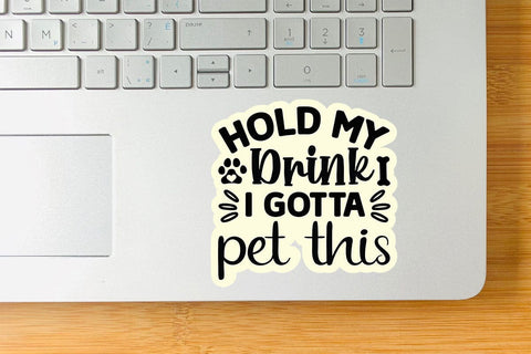 Hold my drink i gotta pet this-01 SVG Angelina750 