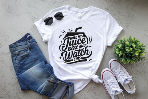 Hold My Juice Box and Watch This SVG - Funny Kids Shirt SVG SVG TonisArtStudio 
