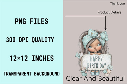 Holding happy birthday PNG Sublimation SVGArt 