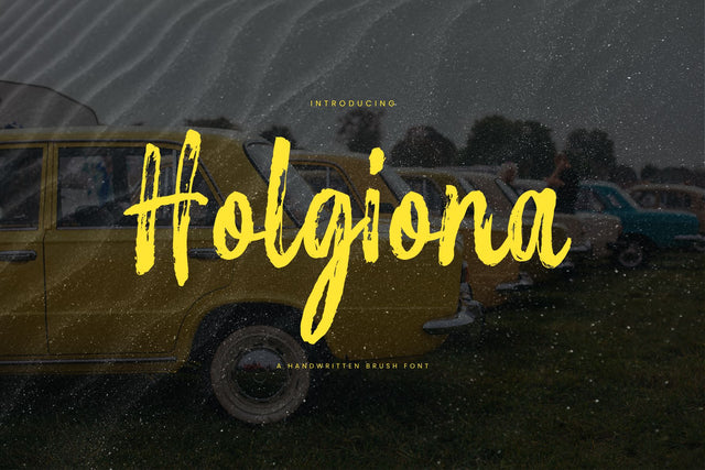 Holgiona Font gatype 