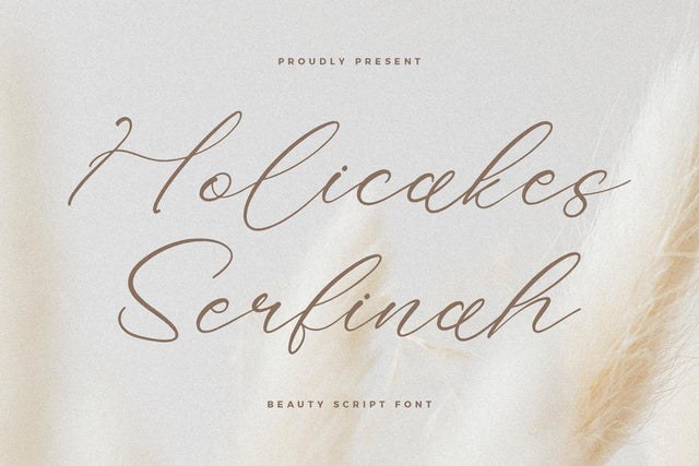 Holicakes Serfinah - Beauty Script Font Font Storytype Studio 