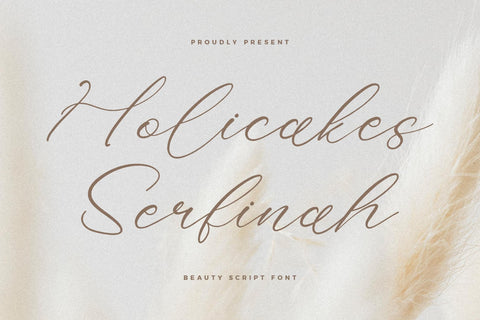 Holicakes Serfinah - Beauty Script Font Font Storytype Studio 