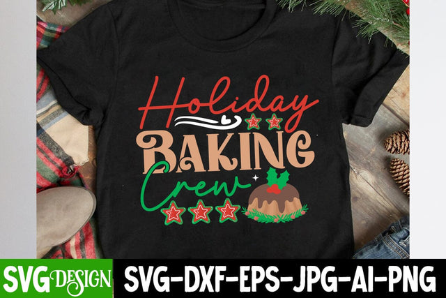 Holiday Baking Crew SVG Cut File SVG BlackCatsMedia 