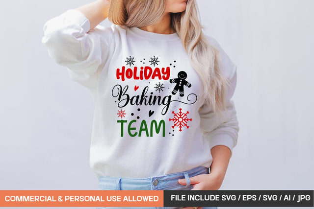 Holiday Baking Team Svg Design SVG designmaster24 