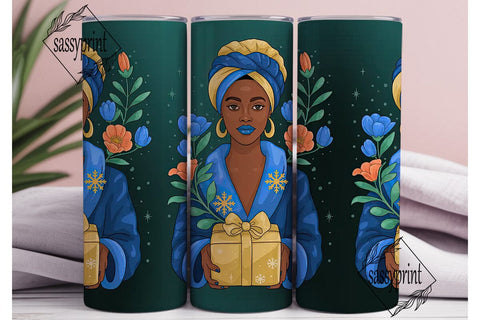 Holiday Beauty 20oz Tumbler Wrap Sublimation sassyprint 