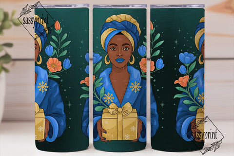 Holiday Beauty 20oz Tumbler Wrap Sublimation sassyprint 