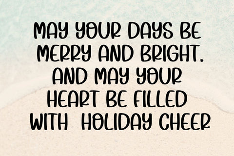 Holiday Cheer Font Masyafi Studio 