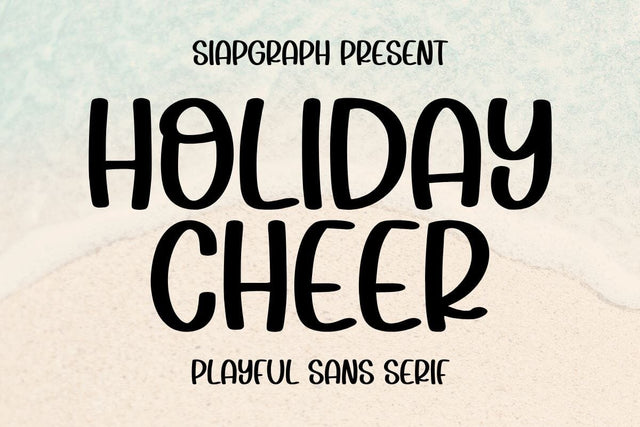 Holiday Cheer Font Masyafi Studio 