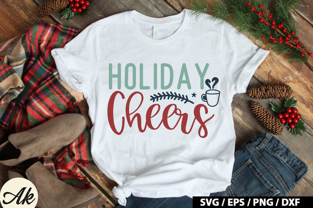 Holiday Cheers SVG Design SVG akazaddesign 