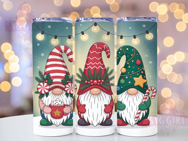 Holiday Christmas Gnomes Tumbler, Festive Gnome Sublimation Design, Cute Holiday Cup Art, 20oz Xmas Tumbler, Whimsical Gnome Mug, Stylish Christmas Cup, Cozy Holiday Wrap Sublimation SvggirlplusArt 