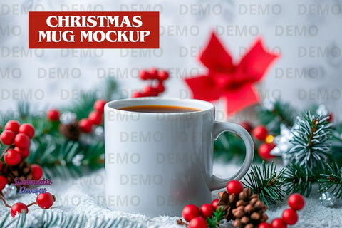 Holiday Coffee Mug Mockup Mock Up Photo Sublimatiz Designs 