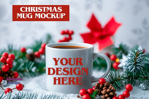 Holiday Coffee Mug Mockup Mock Up Photo Sublimatiz Designs 