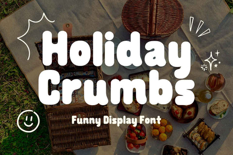 Holiday Crumbs Font Mozarella 