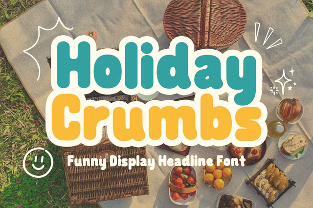 Holiday Crumbs Font Mozarella 