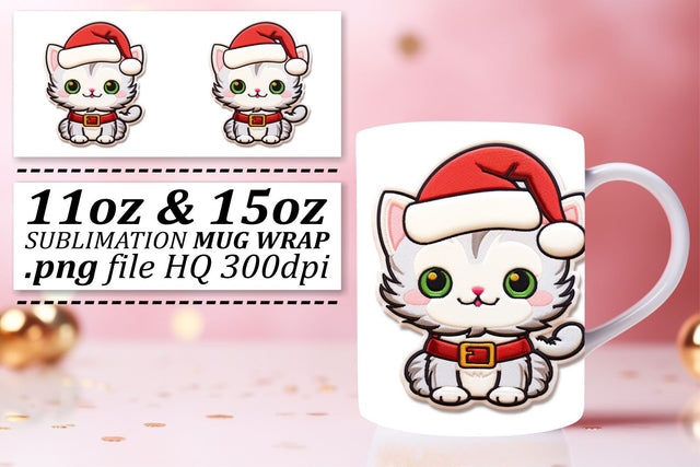 Holiday Delights: 3D Sublimation Mug Sublimation afrosvg 