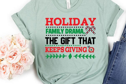 Holiday family drama, the gift that keeps giving SVG Angelina750 