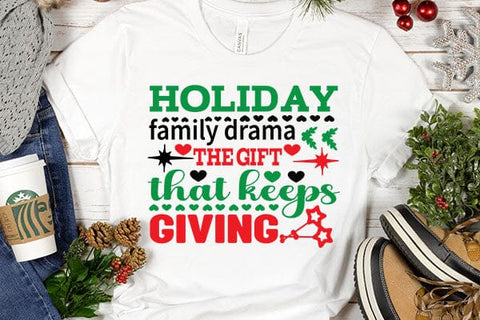holiday family drama the gift that keeps giving SVG Angelina750 
