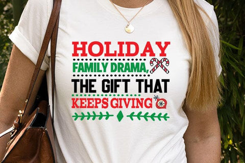 Holiday family drama, the gift that keeps giving SVG Angelina750 