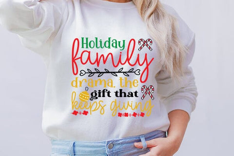 Holiday family drama, the gift that keeps giving SVG Angelina750 