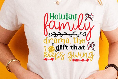 Holiday family drama, the gift that keeps giving SVG Angelina750 
