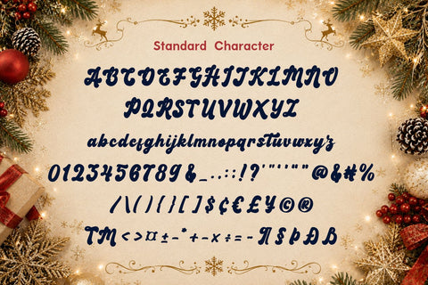 Holiday Fantasy – Christmas Font Font Mozarella 