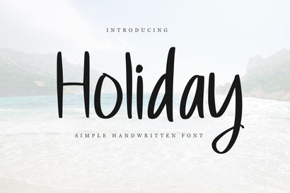 Holiday Font Chamsae Studio 