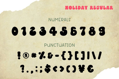 Holiday - Font Duo Font AnningArts Design 