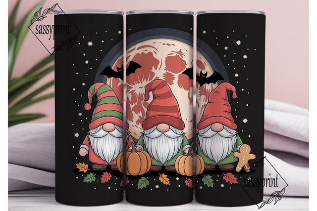 Holiday Gnomes 20oz Tumbler Wrap Sublimation sassyprint 