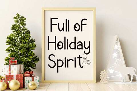 Holiday Jingle Font AEN Creative Store 