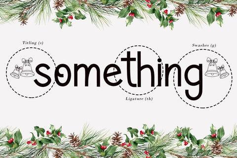 Holiday Jingle Font AEN Creative Store 