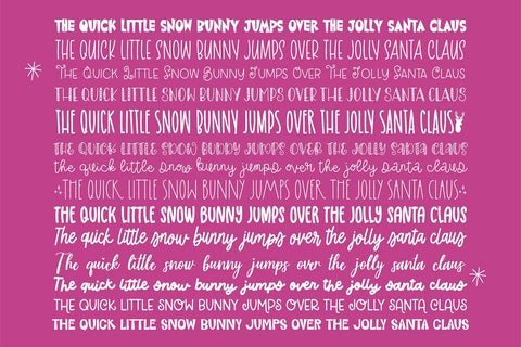 Holiday Magic Font Bundle Font Blush Font Co. 