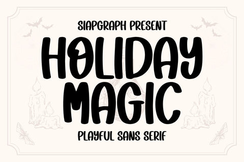 Holiday Magic Font Masyafi Studio 